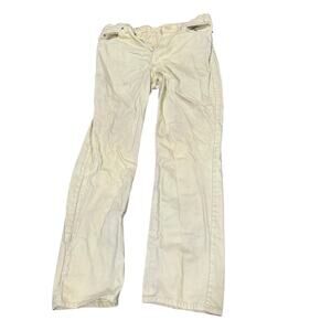 VTG Levi's 40509 5243 Denim Jeans Cream Yellow, 38” W X 34”L USA - Read